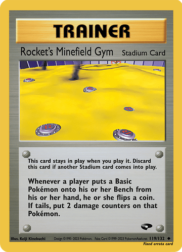 119 - Rocket’s Minefield Gym (errata)