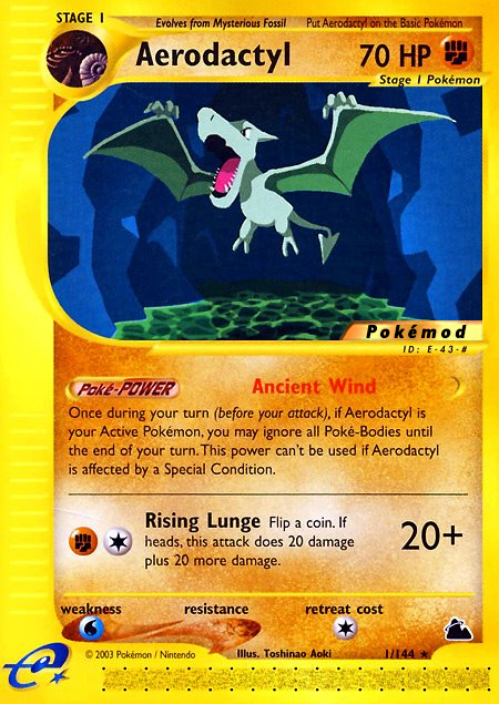 Pokemon aerodactyl 114